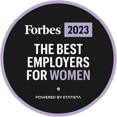 Forbes 2023 Best Employers for Women Award Logo